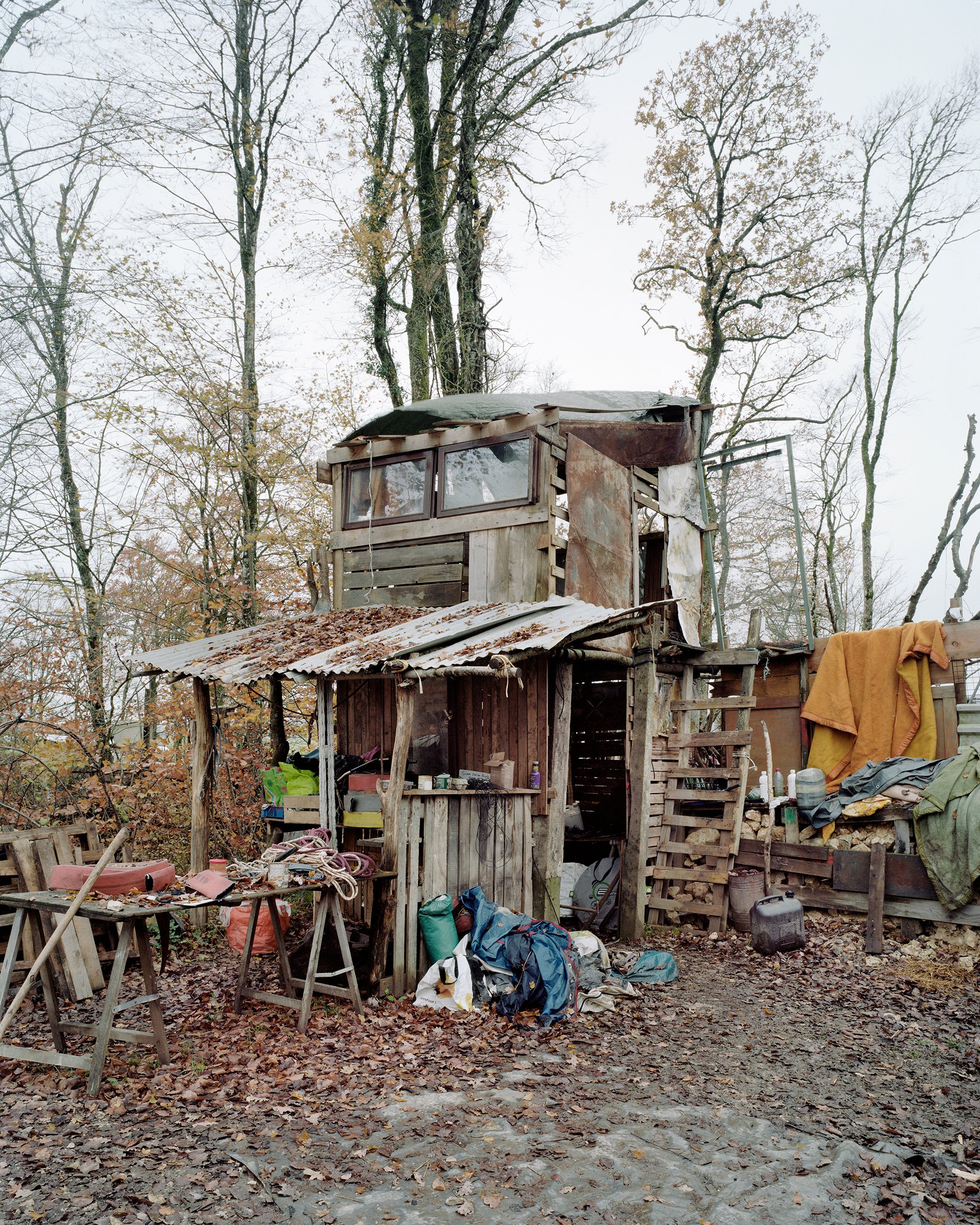 Bure, or Life in the Woods — ZAD du Bois Lejuc, Bure, France, 2017