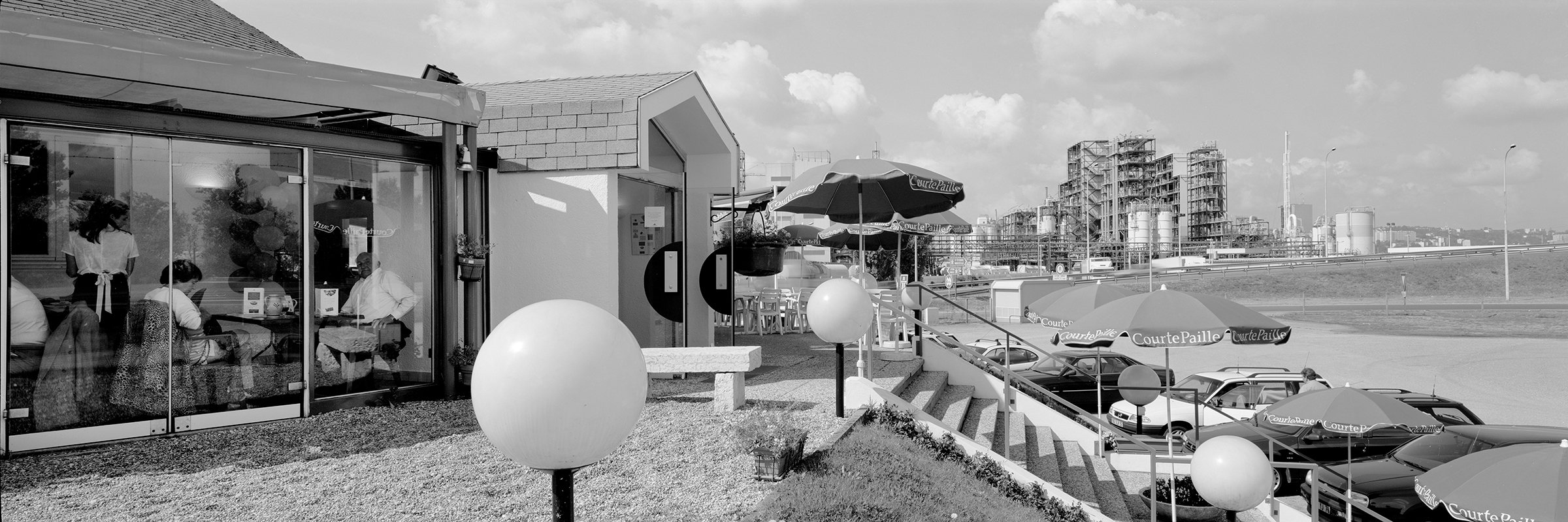 Get to France — Courtepaille restaurant, industrial zone, Pierre-Bénite, near Lyon, 1996