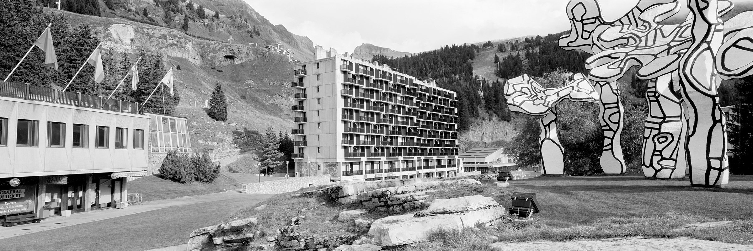 Get to France — Flaine ski resort, Haute-Savoie, 1996