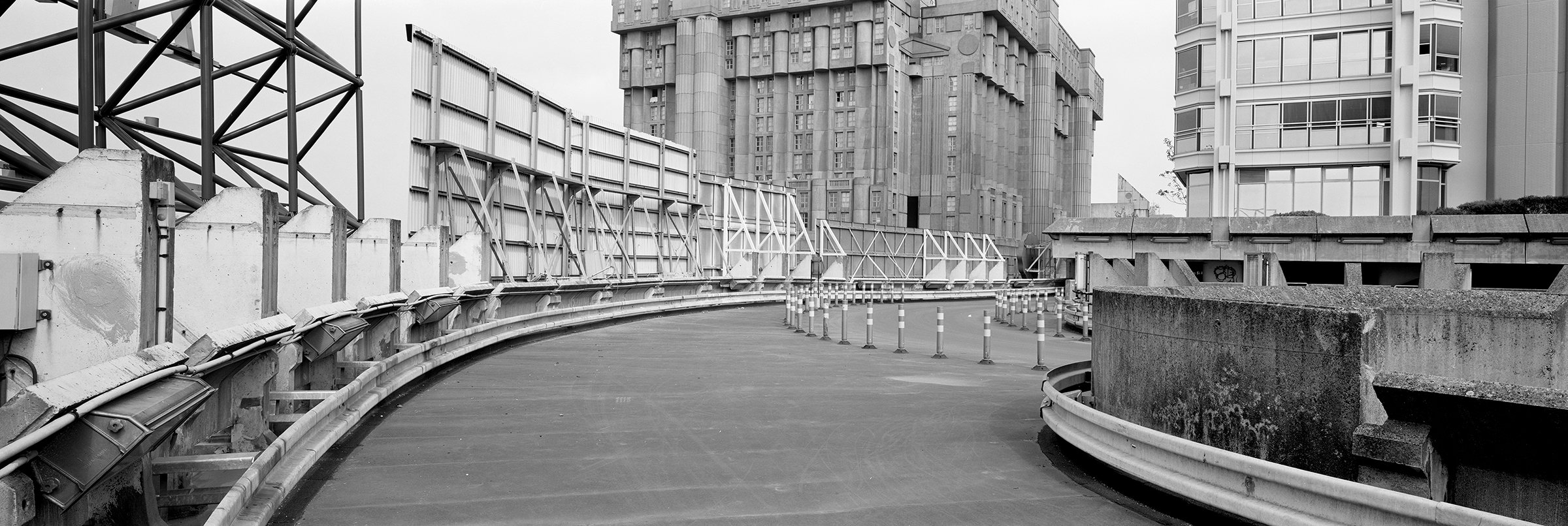 Get to France — Car park in front of Ricardo Bofill’s Espaces d’Abraxas, Noisy-le-Grand, 1997