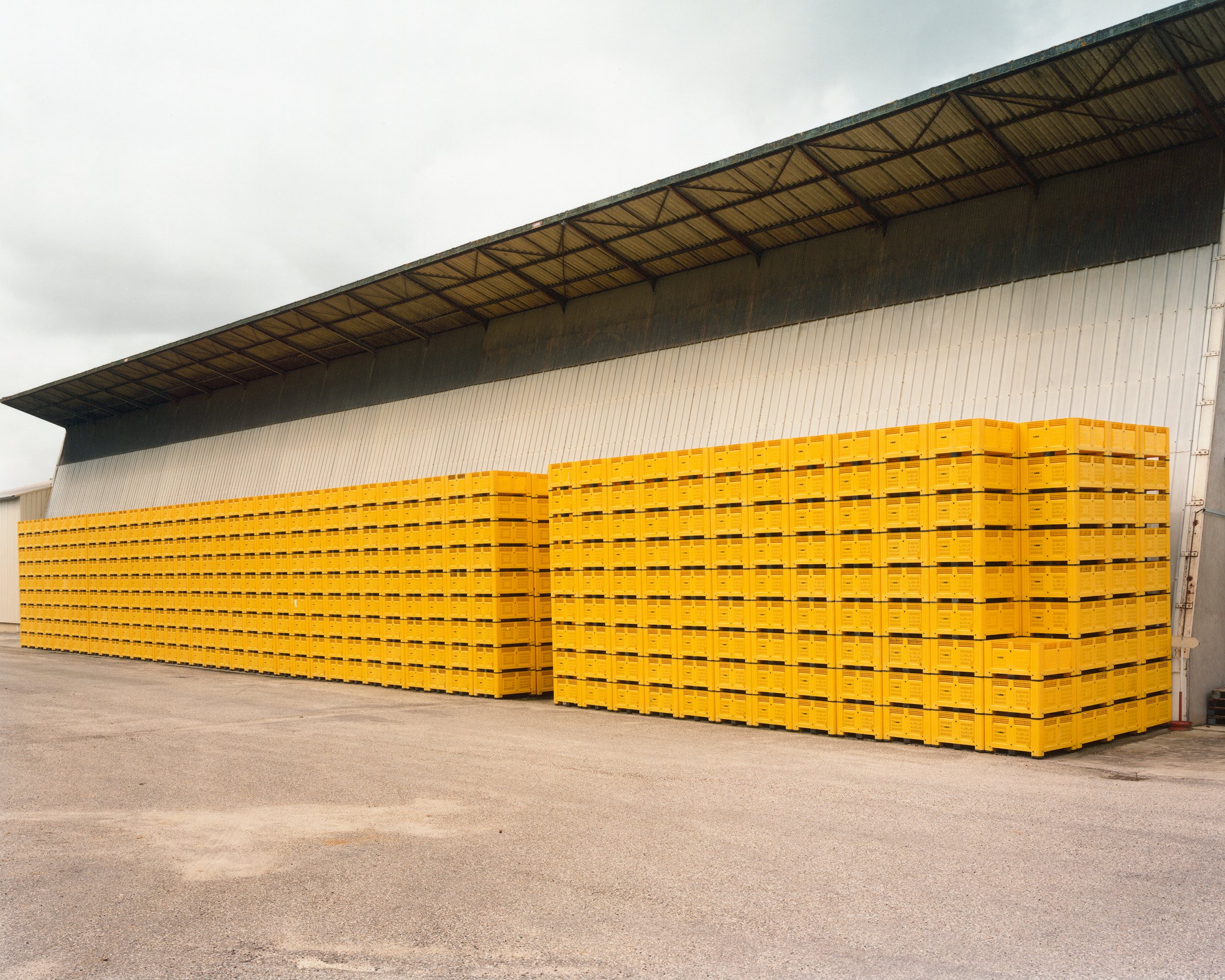 Hexagone 2 — The Landscape Consumed — Fruit crates, Lectoure, Gers, 2002